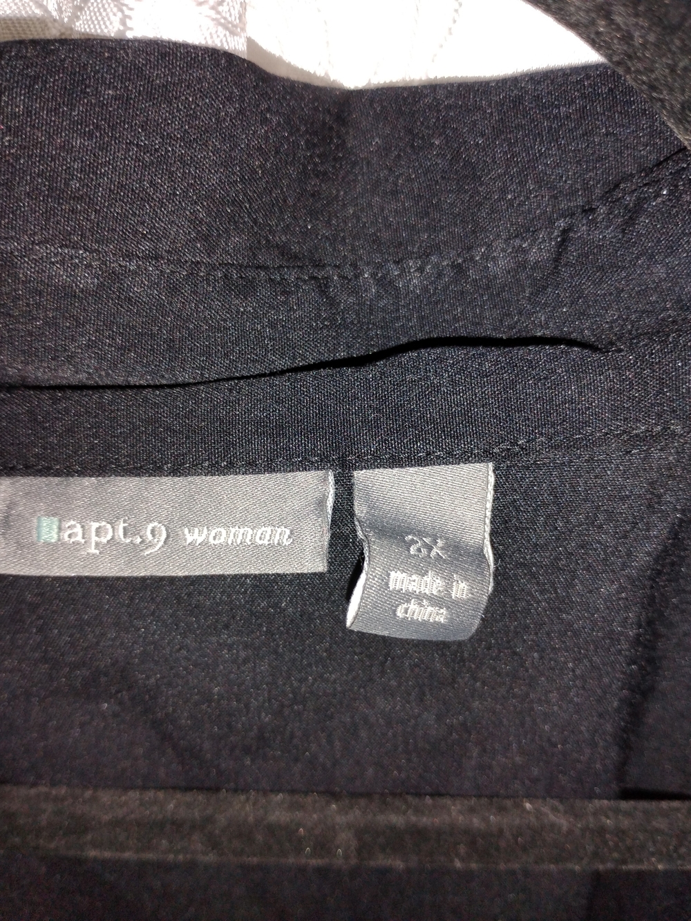 Apt. 9 Women's Black Shirt 2X